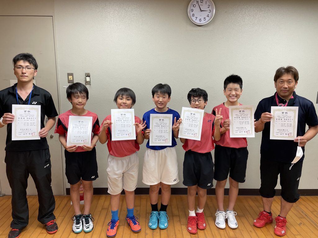 男子の部 準優勝 表彰式