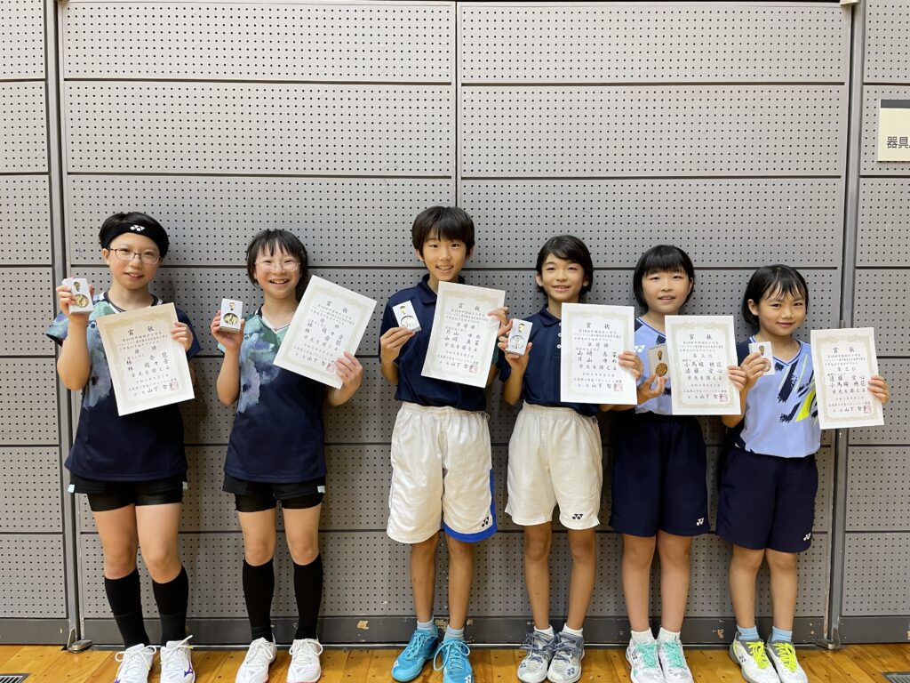 5年女子ダブルス表彰式