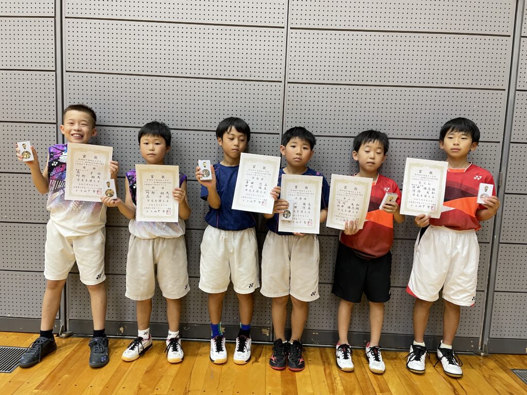 4年男子ダブルス表彰式