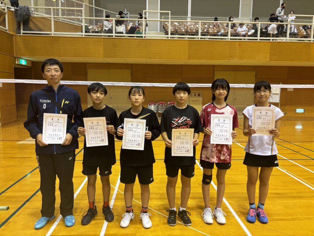 女子の部 準優勝 表彰式