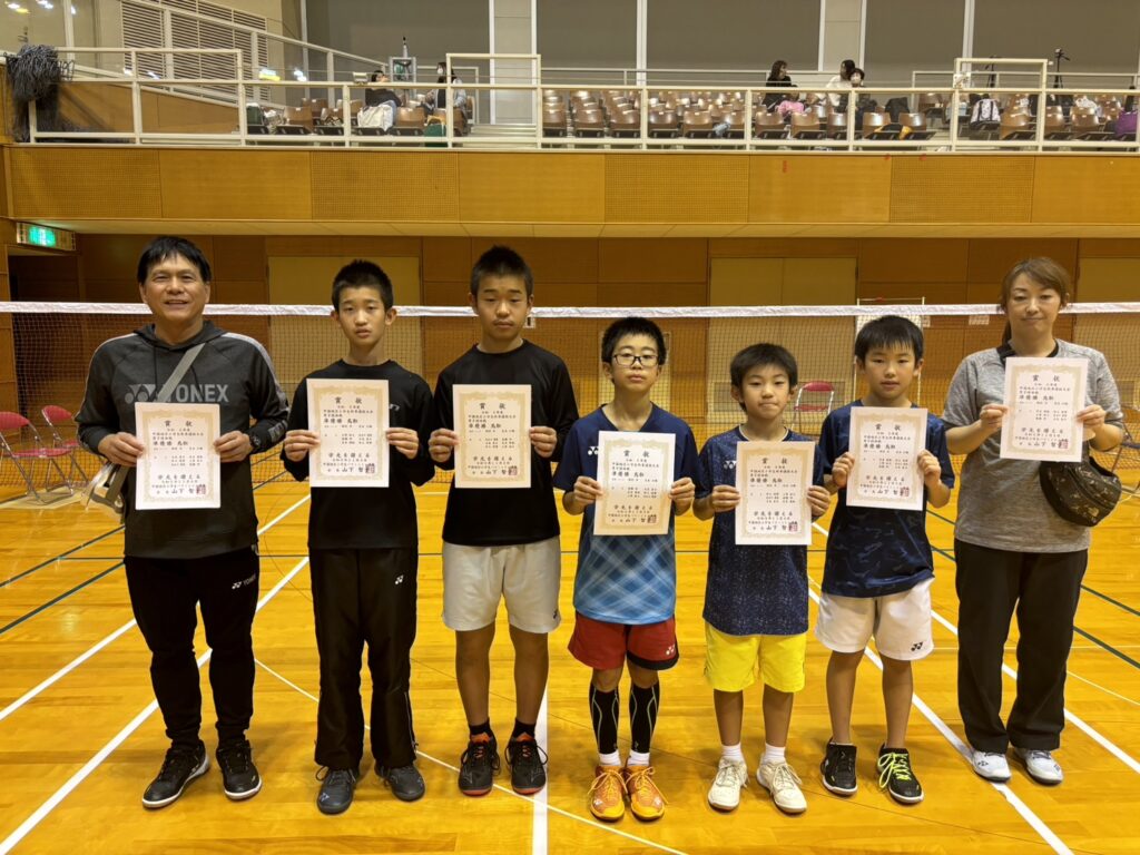 男子の部 準優勝 表彰式