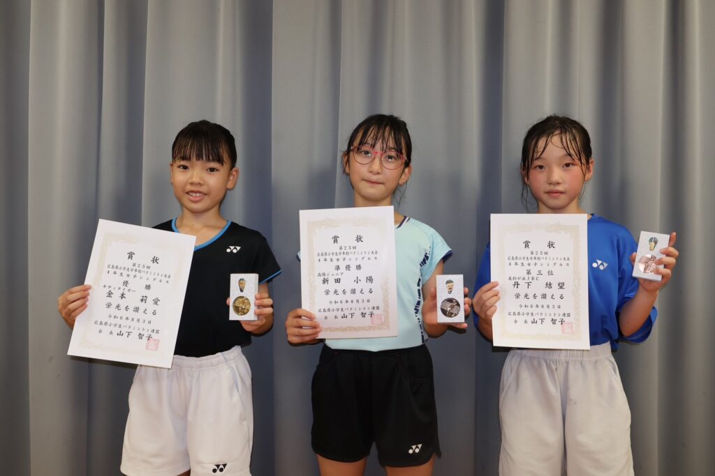 第25回広島県小学生学年別バドミントン大会